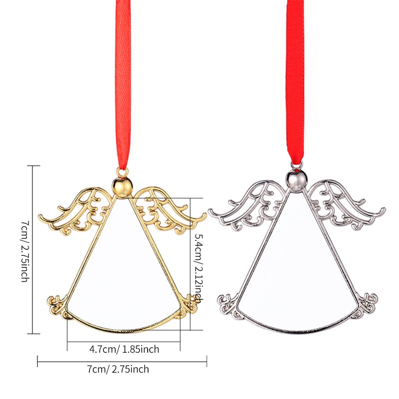 Christmas Ornament Manufacturer - Factory Wholesale DIY Angel Wing Sublimation