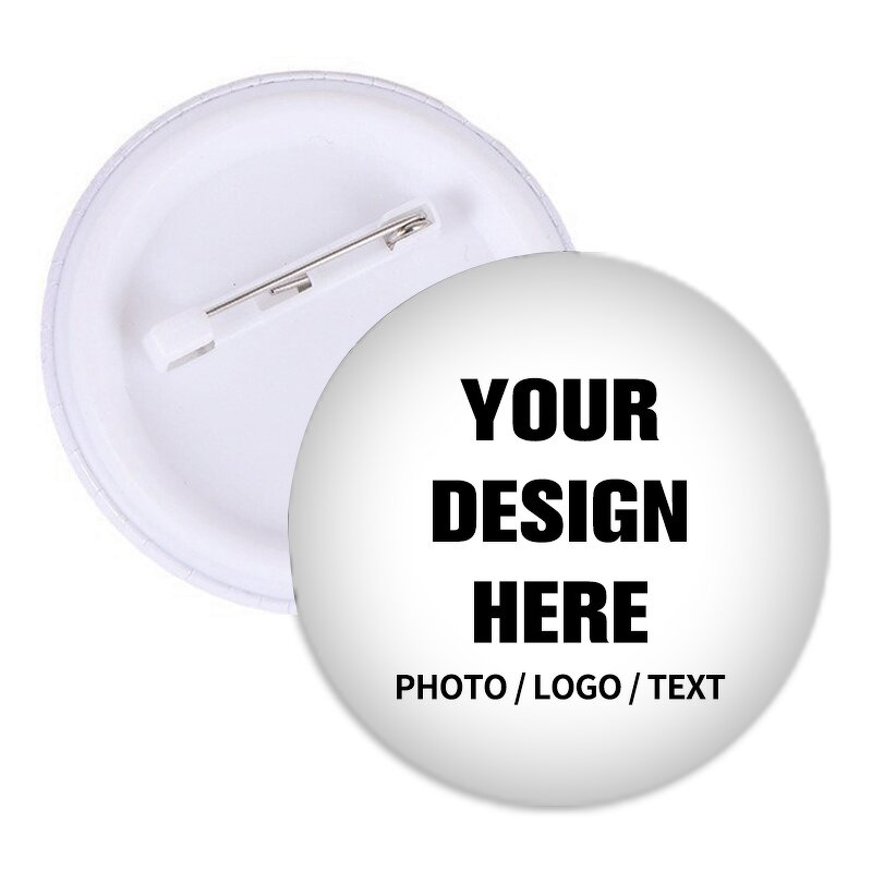 Button Badge Manufacturer - Custom Size Blank Metal Sublimation Logo Button