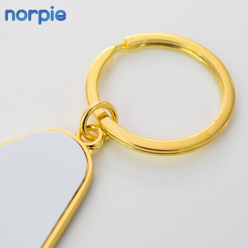 Hotel Keychain Manufacturer - Double-sided Rhombus Number Sublimation Keychain