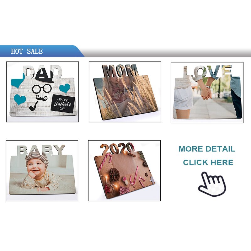 Photo Frame Manufacturer - Wholesale Luxury Christmas MDF Wood Sublimation