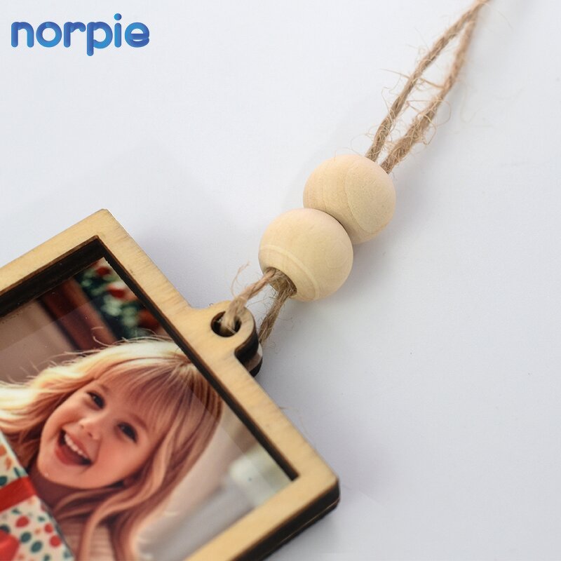 Photo Ornament Manufacturer - Wooden Photo Strip Sublimation MDF Christmas