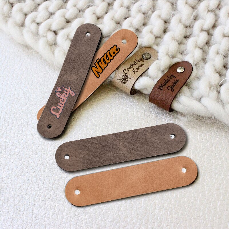 Leather Label Manufacturer - Sublimation Blank Custom Label for Clothing