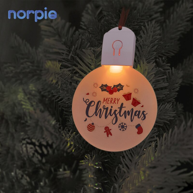 Christmas Ornament Manufacturer - Sublimation Blank Acrylic LED with Battery