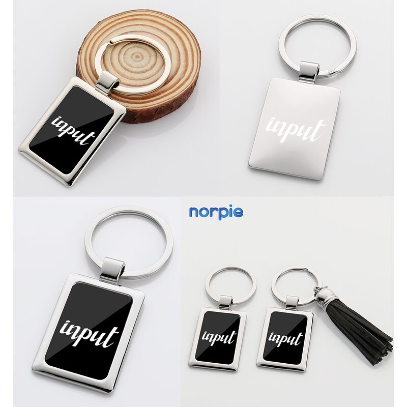 Keychain Blanks Manufacturer - Custom Laser Engraving Sublimation Blank Keyring