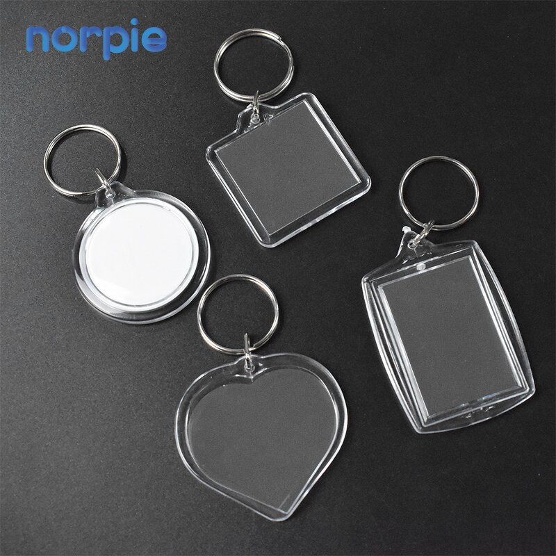 Acrylic Keychain Manufacturer - Transparent Double-sided PET Photo Keychain