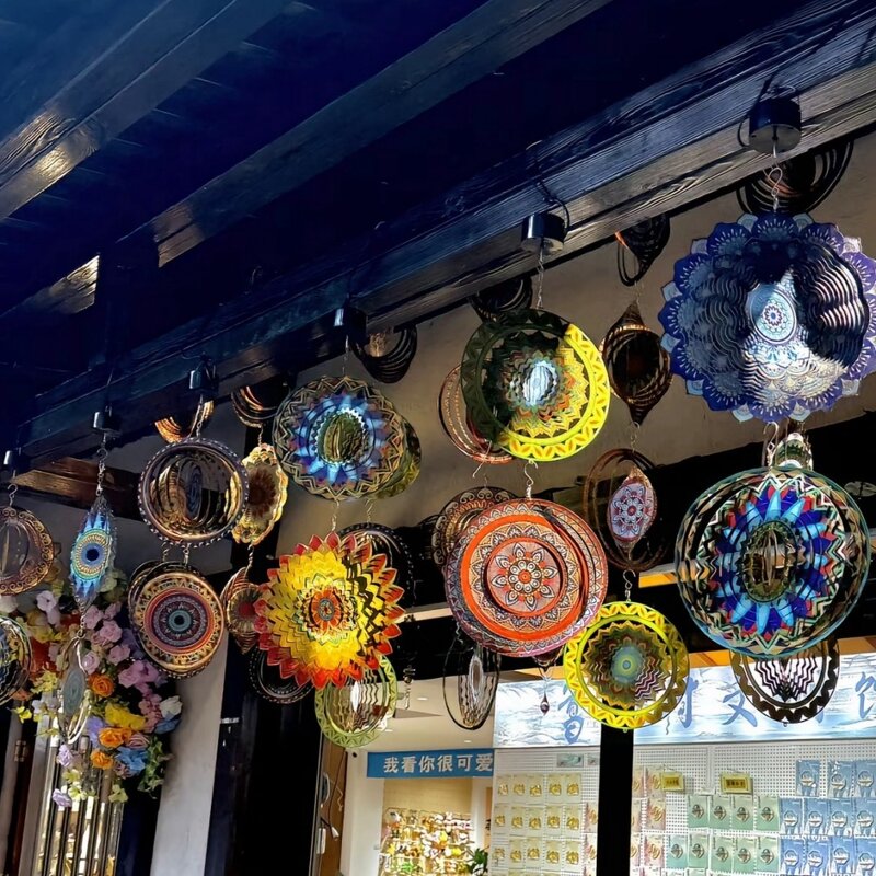 Wind Spinner Manufacturer - 8inch 10inch Double-sided Aluminum Sublimation