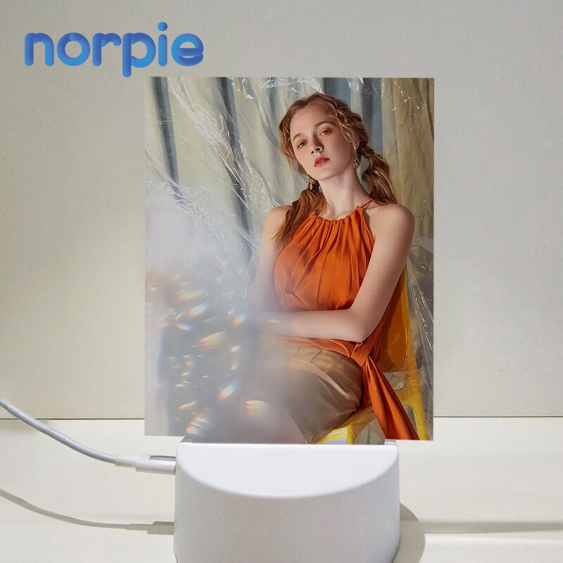 Photo Lamp Manufacturer - Custom Sublimation Acrylic Night Lamp USB Stand