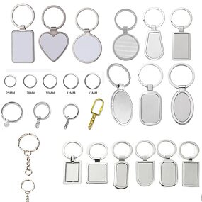Metal Keychain Manufacturer - Custom Photo Sublimation Keychain Bulk Supply