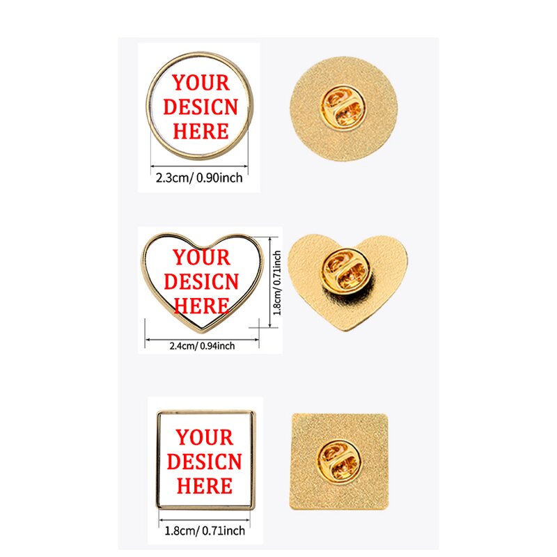 Metal Pin Badge Manufacturer - Hot Sale Customizable Bag Denim Accessory