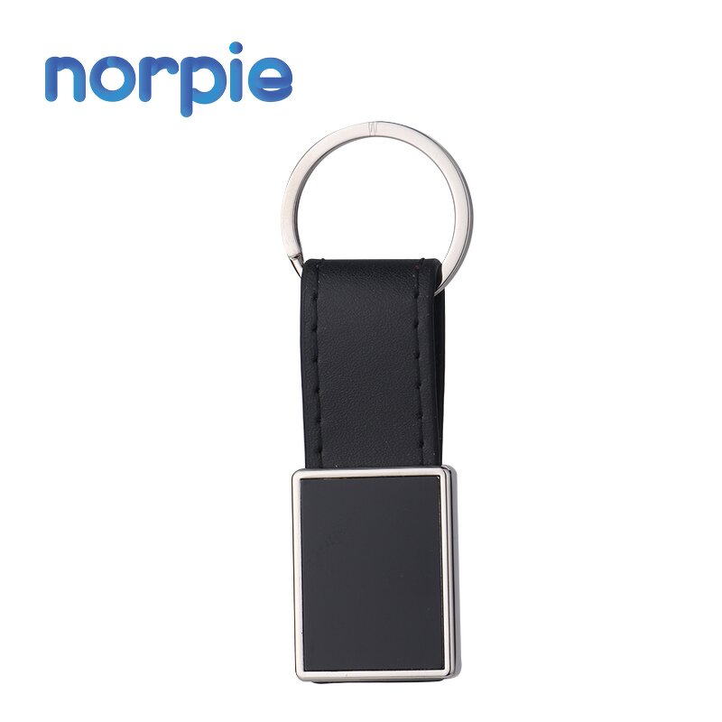 PU Leather Keychain Manufacturer - Promotional Custom Logo Laser Engraving Car