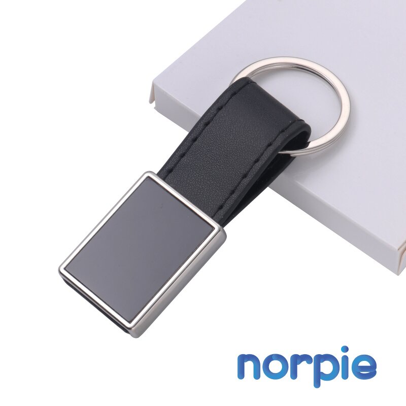 PU Leather Keychain Manufacturer - Promotional Custom Logo Laser Engraving Car