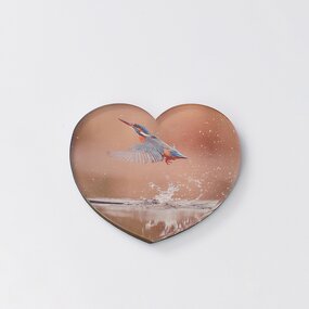Fridge Magnet Manufacturer - Heart Shaped Sublimation Acrylic Magnetic Magnet