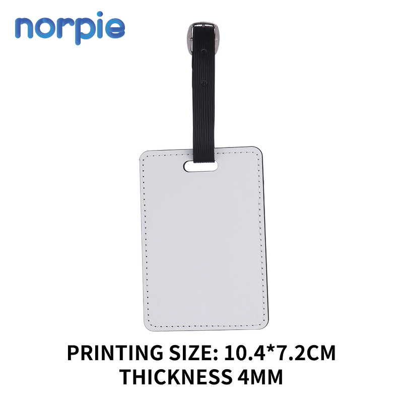 Luggage Tag Manufacturer - Sublimation DIY Premium Leather Travel ID Tag