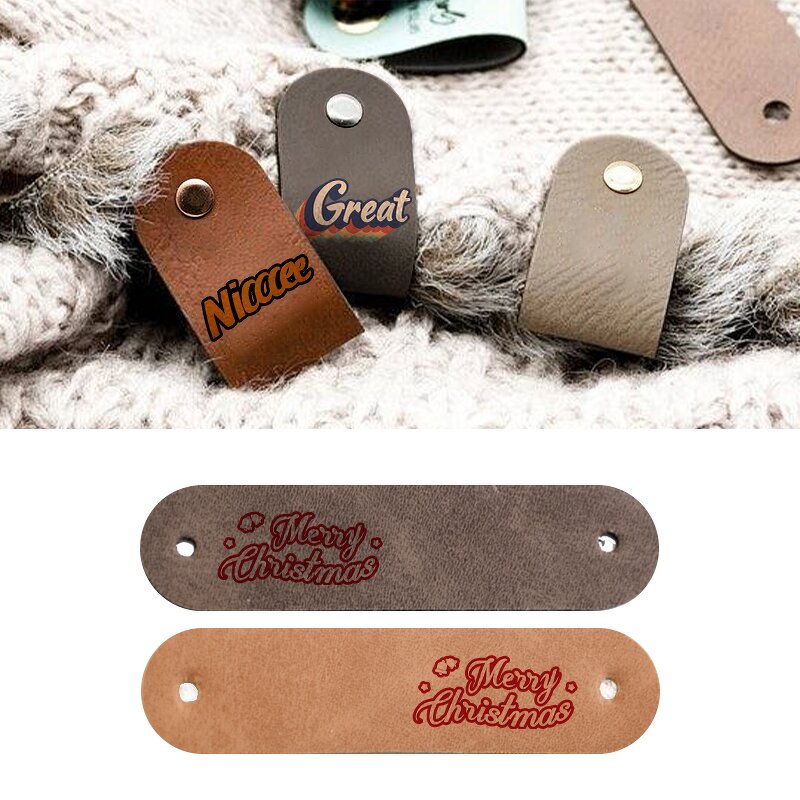 Leather Label Manufacturer - Sublimation Blank Custom Label for Clothing