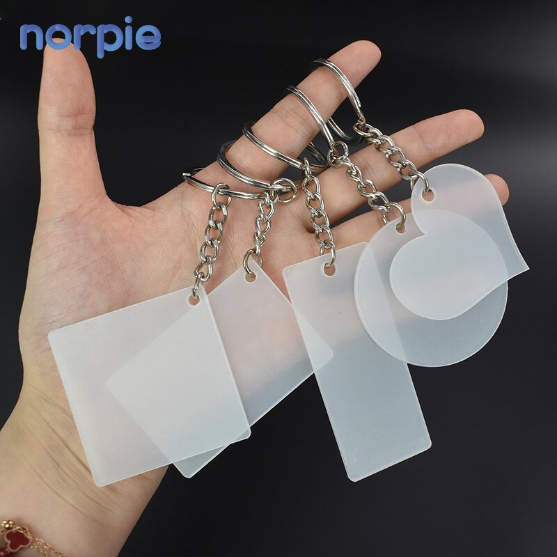 Acrylic Keychain Manufacturer - Customized Heart Shape UV Printing Blank