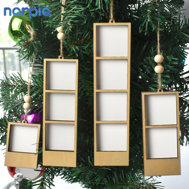 Photo Ornament Manufacturer - Custom Sublimation MDF Wood Layered Christmas