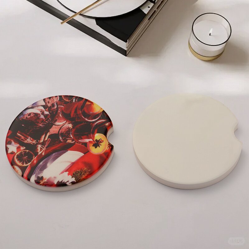 Ceramic Coaster Manufacturer - Promotion Personalize Sublimation Cork Coaster