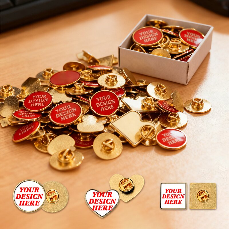 Metal Pin Badge Manufacturer - Light Custom Bulk Corporate Promotional Gift