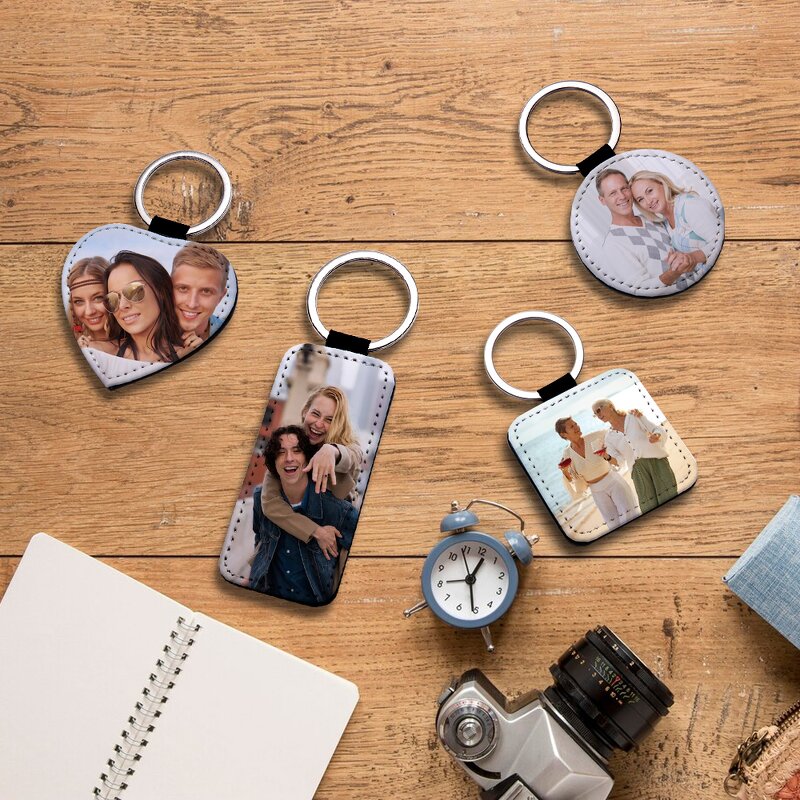 PU Keychain Manufacturer - Sublimation Blank Double-sided Heat Transfer PU
