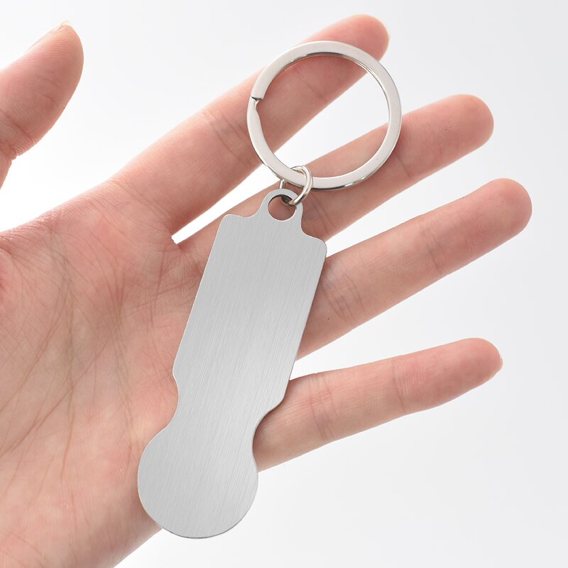 Coin Keychain Manufacturer - Shopping Cart Laser Logo European Trolley