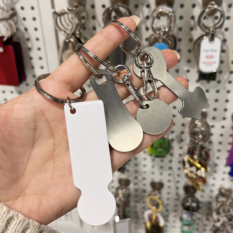 Shopping Trolley Keychain Manufacturer - Stainless Steel Portable Key Ring