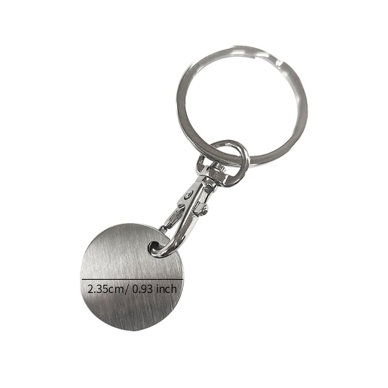 Shopping Trolley Keychain Manufacturer - Stainless Steel Portable Key Ring