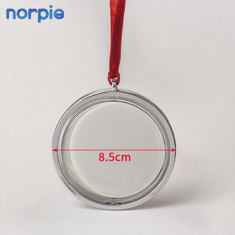 Christmas Ball Manufacturer - UV Printing Double-sided Rotating Ornament Ball