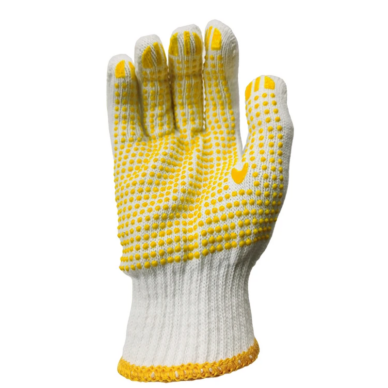 Work Safety Gloves Factory - Size 10 Anti Slip Anti Cut Custom Cotton Woven