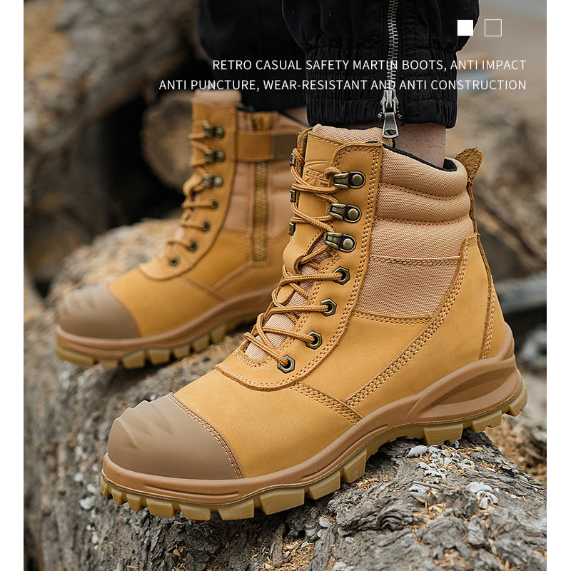 Steel Toe Safety Shoes Supplier - Unisex Anti-slip Puncture Proof Heavy Duty