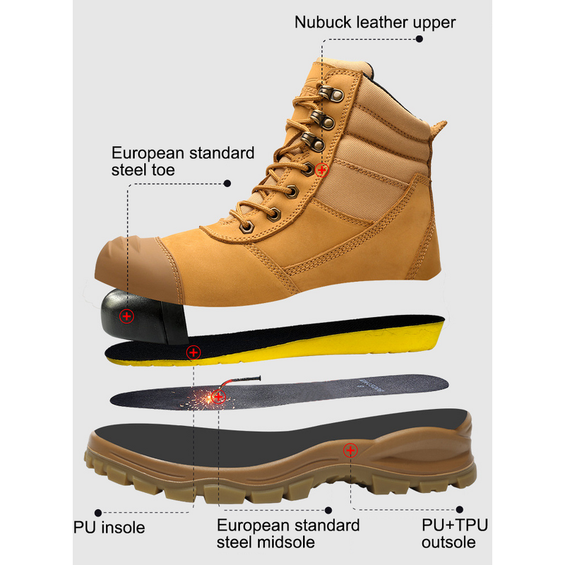 Safety Boots Manufacturer - Australia Steel Toe Breathable Industrial Construction