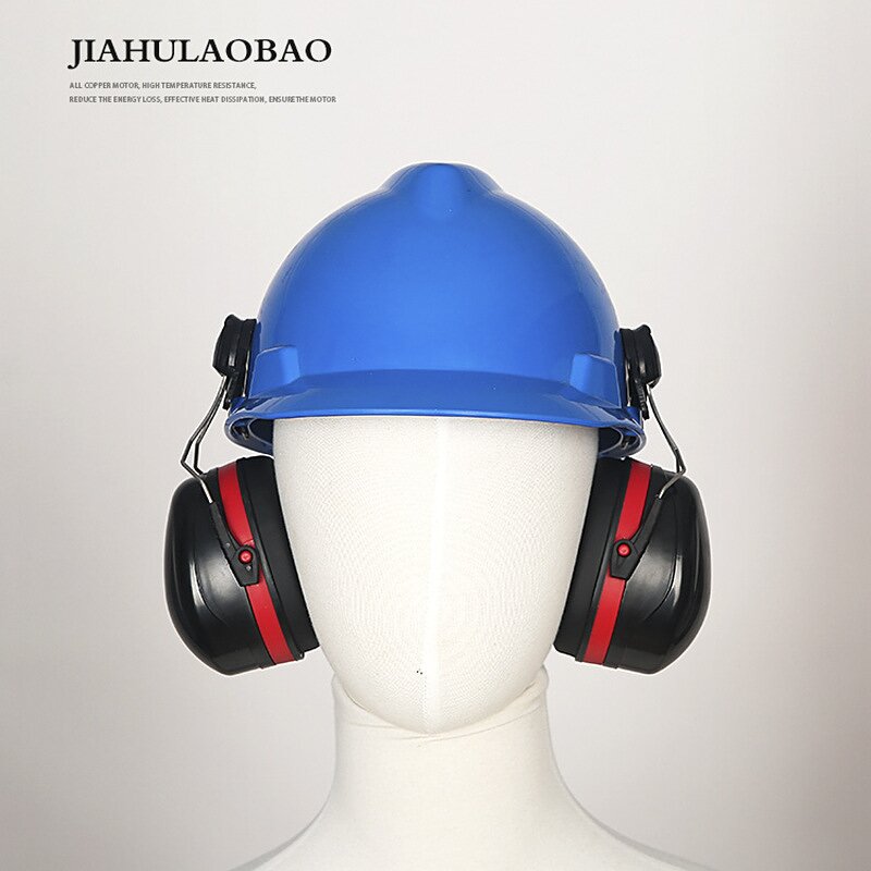 Hard Hat with Ear Mufflers Manufacturer - Industrial Mounted Hearing Protection