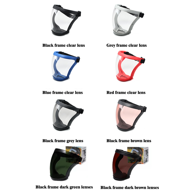 Face Shield Supplier - Scratch Resistant Transparent PC Splash Proof
