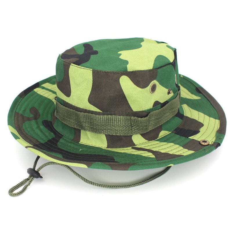 Camouflage Bucket Hat Supplier - Summer Men Camo Outdoor Hunting Hiking