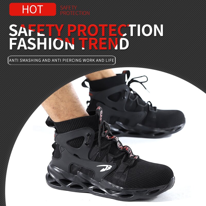 Safety Shoes Men Factory - Indestructible Steel Toe Piercing Resistant Work
