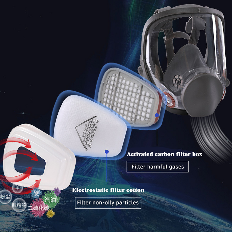 Reusable Half Face Respirator Manufacturer - 6800 Anti Chemical Gas Mask