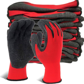 Latex Coated Gloves Factory - China Factory Anti Slip Firm Grip Construction