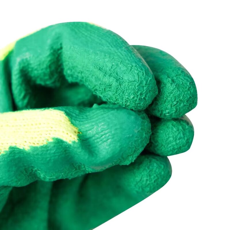 Green Latex Coated Gloves Factory - Factory Wholesale Industry Household Heavy Duty