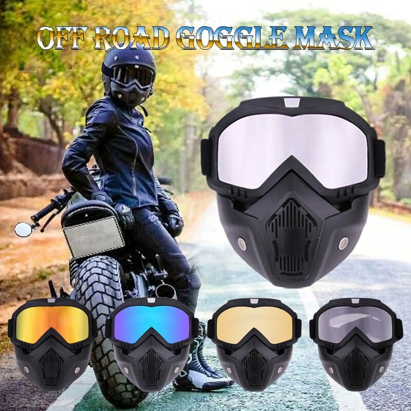 Motorcycle Goggles Supplier - Tactical Detachable Sand Resistance Wind Prevention
