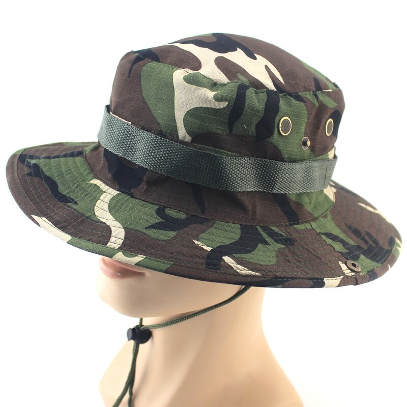 Bonnie Hat Supplier - Men's Multi Color Camouflage Adjustable Foldable