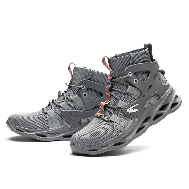 Flying Woven Safety Shoes Supplier - Climbing Rubber Sheet Men Hiking Fashion