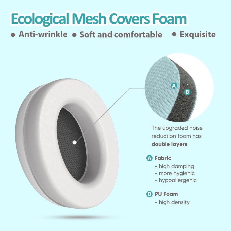 Baby Earmuff Supplier - Custom Color Improved Fasten Tape Noise Canceling