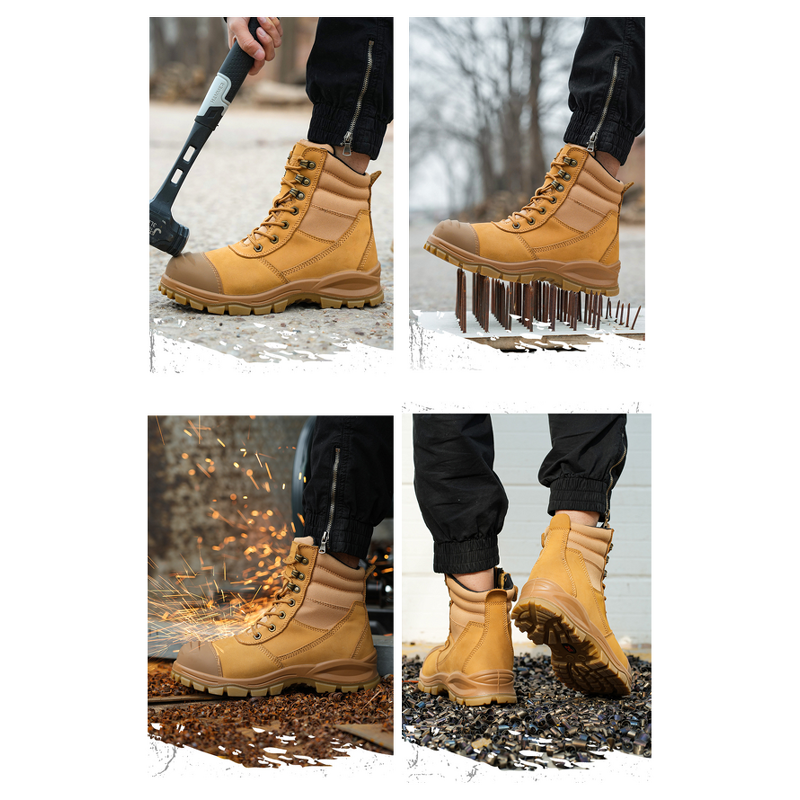 Work Safety Boots Factory - High Quality Genuine Cowhide Horsehide Leather