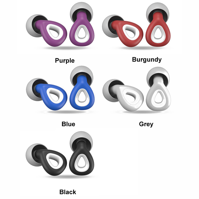 Silicone Ear Plugs Supplier - Custom Wholesale 3 Sizes 35db Noise Cancelling