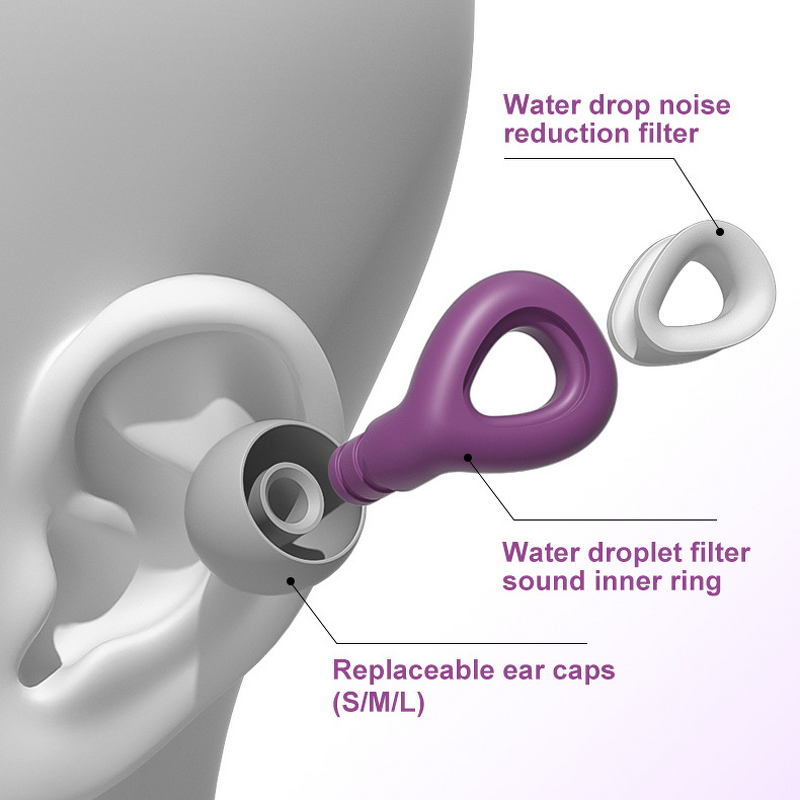 Nano Silicone Earplugs Factory - 2025 Waterdrop Concert Swimming Waterproof