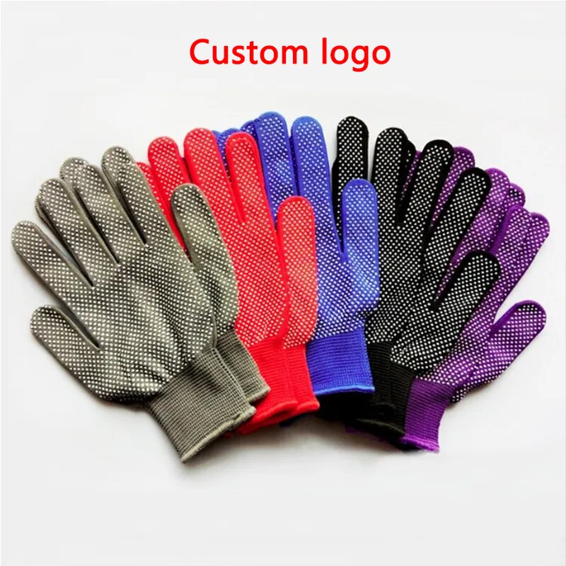 PVC Dotted Cotton Gloves Supplier - Dotting Machine Knitted for Construction