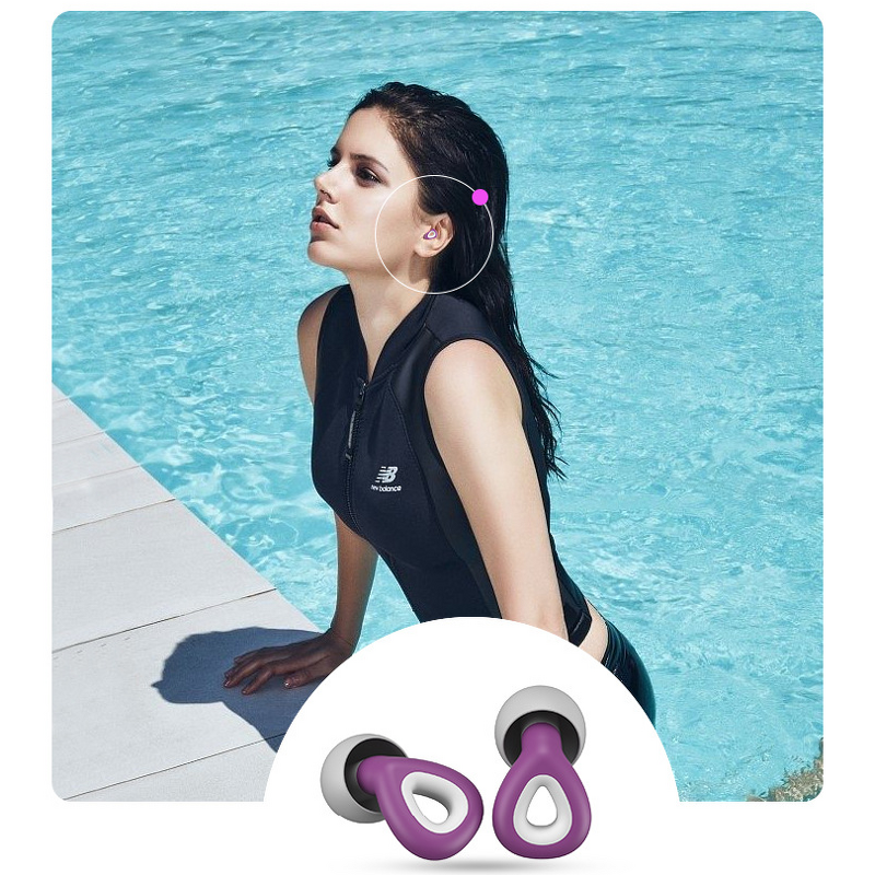 Silicone Ear Plugs Supplier - Custom Wholesale 3 Sizes 35db Noise Cancelling