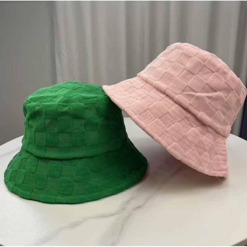Fisherman Hat Manufacturer - Wholesale New Towel Terry Versatile Plaid Bucket