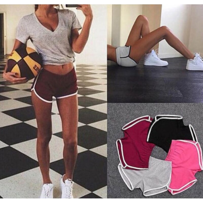 Sports Biker Shorts Factory - Wholesale Candy Color Hot Pant Elastic Fashion
