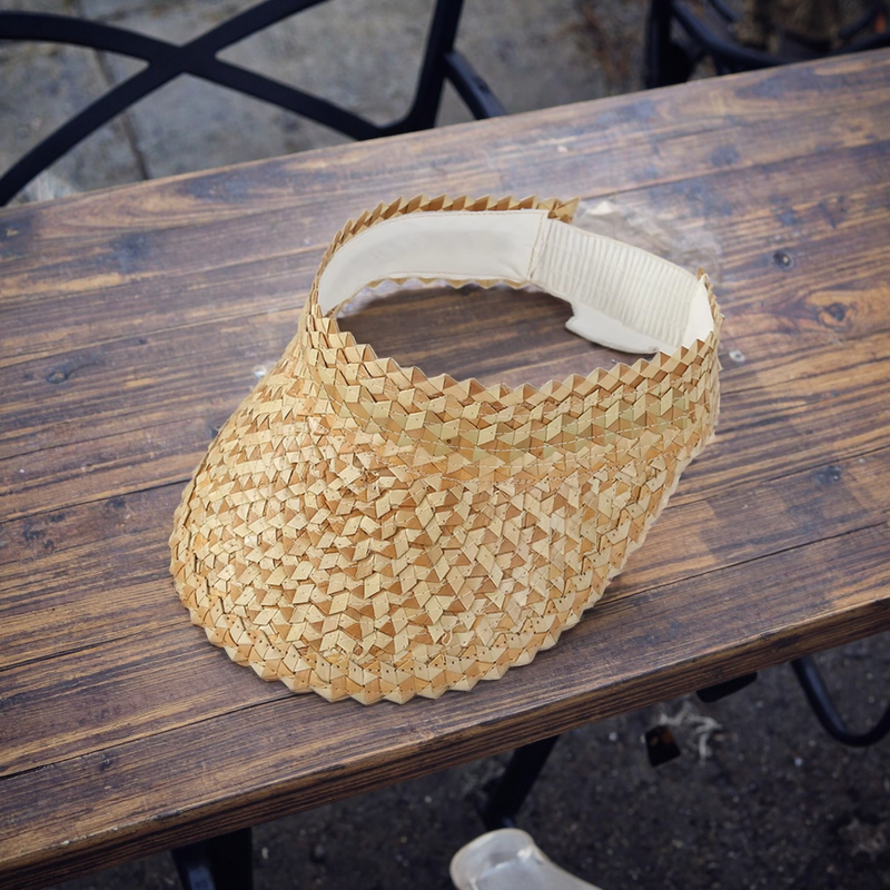 Visor Hat Factory - 2025 Summer Sunscreen Foldable Wheat Straw UV Protection