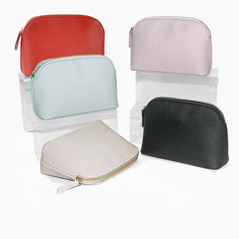 Makeup Bag Supplier - New Personalized High End PU Shell Zipper Clutch